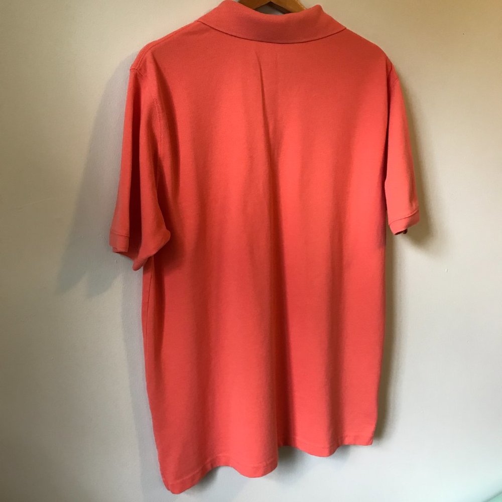 St. John’s Bay Heritage Polo, Classic, Salmon, Size L - Picture 6 of 7